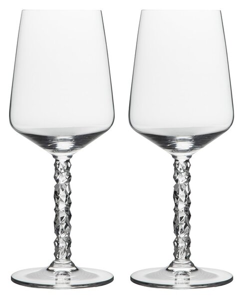 Orrefors Carat wine glass 44 cl 2-pack Clear