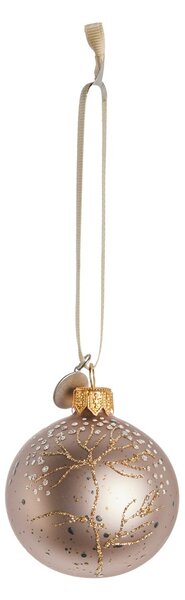 Lene Bjerre Cadelia bauble branch Ø6 cm powder-light gold