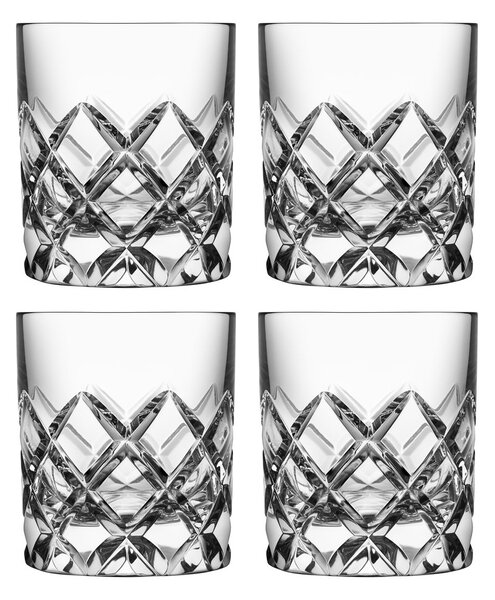 Orrefors Sofiero whiskey glass 4-pack Clear