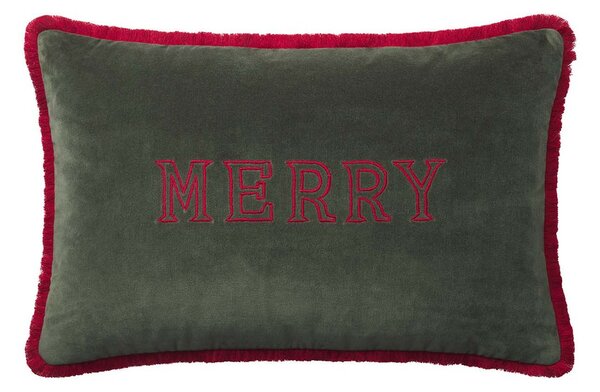 Chhatwal & Jonsson Merry cushion cover 40x60 cm Forest green