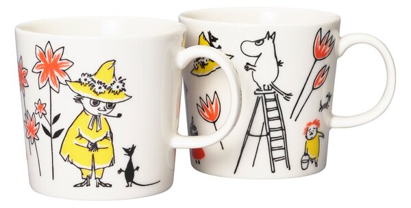 Arabia Arabia x Red Cross Moomin mug ABC Mix 2-pack 30 cl