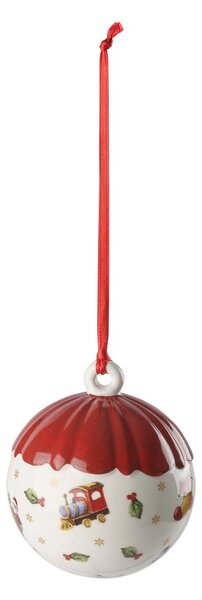 Villeroy & Boch Toy's Delight Decoration bauble Ø6 cm White-red