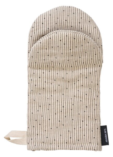 Arabia Mainio Sarastus oven glove Natural white-black