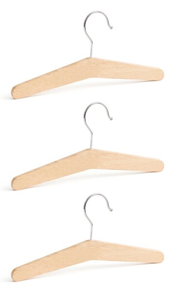 Kid's Concept Saga blonde hangers 3-pack Beech