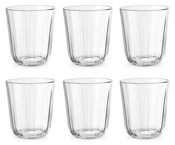 Eva Solo Facet drinking glass 27 cl 6-pack Clear