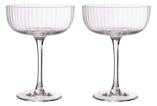 ERNST Ernst footed glass 2 pack Clear