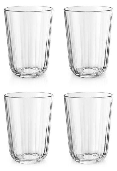 Eva Solo Facet drinking glass 34 cl 4-pack Clear