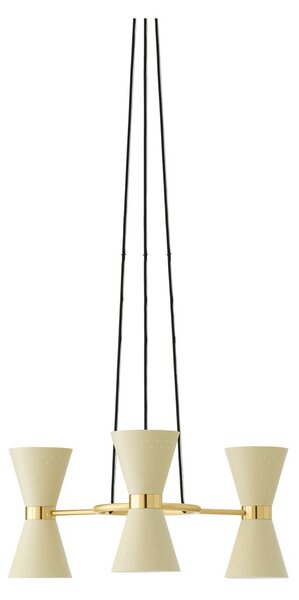 Audo Copenhagen Collector chandelier 3 Crème