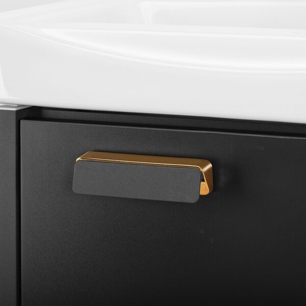 Bathroom furniture set with washbasin Molly 40cm Grey