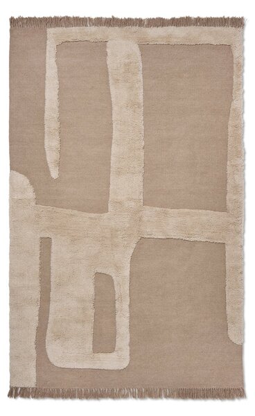 Ferm LIVING Alley wool carpet L 160x250 cm Natural