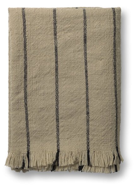 Ferm LIVING Calm wool throw 120x180 cm Camel/Black