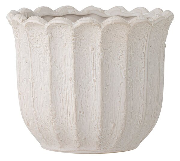 Bloomingville Chaca flower pot Ø15.5 cm White