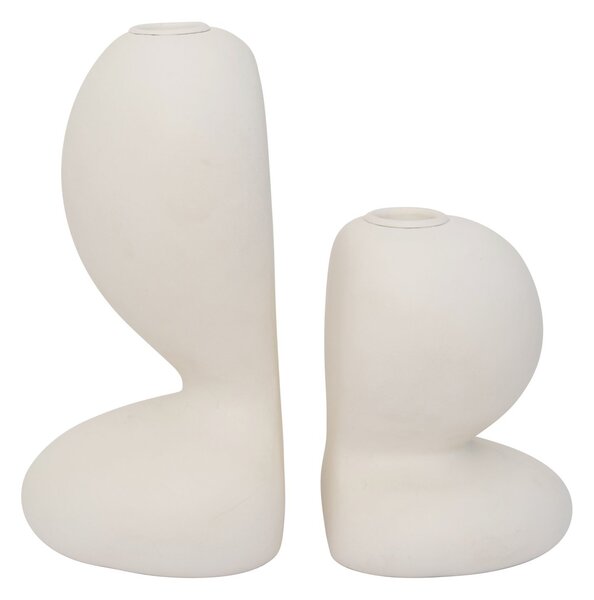 URBAN NATURE CULTURE Chou candle holder 2 pieces White