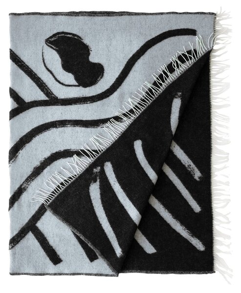 Fine Little Day Sofia Lind wool throw 130x190 cm Dovegrey