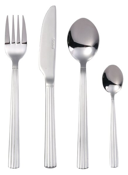 Aida Groovy cutlery 48 pieces