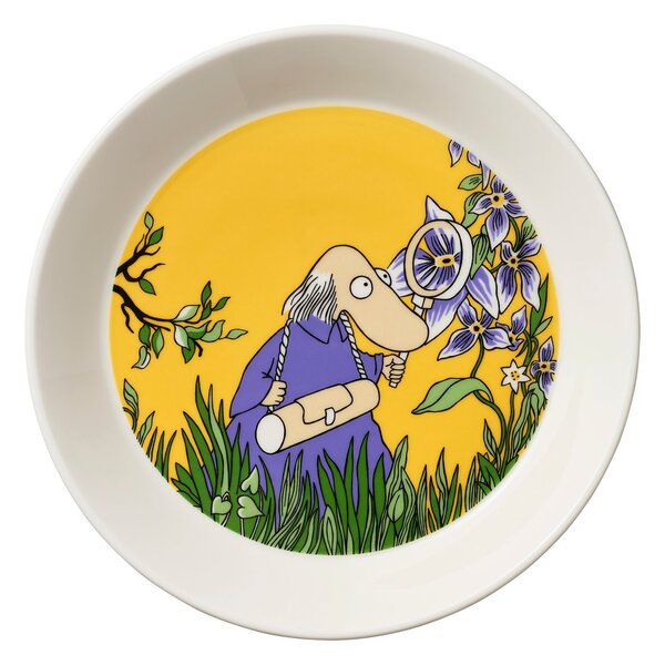 Arabia Hemulen Moomin plate Ø19 cm Yellow