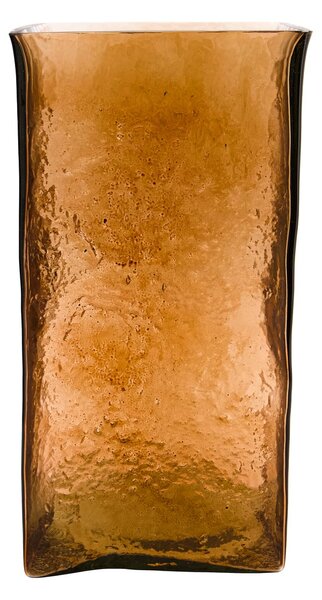 House Doctor Square vase 16x30 cm Amber