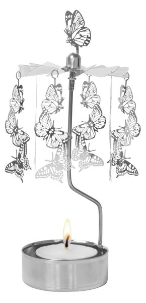 Pluto Design Angel chime papillons Silver