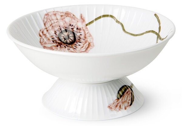 Kähler Hammershøi Poppy bowl on foot Ø16 cm White