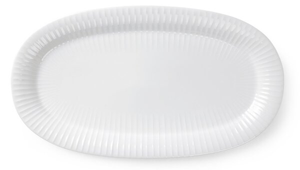 Kähler Hammershøi serving plate oval 40x22.5 cm White