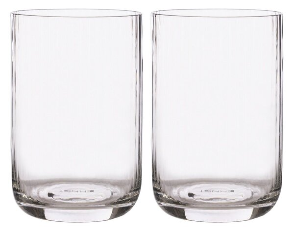 ERNST Ernst drinking glass ribbed 2-pack 50 cl