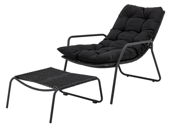 Bloomingville Boel sun chair Black