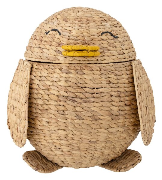 Bloomingville Pingo basket with lid 44x38x47 cm Pinguin