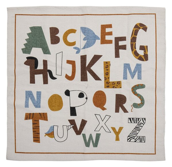 Bloomingville Memmo rug 110x110 cm Alphabet