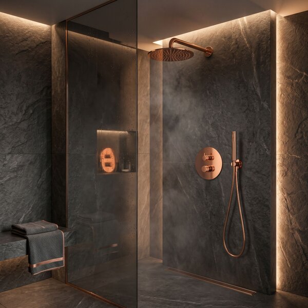 Shower system Rea Venti Copper + BOX