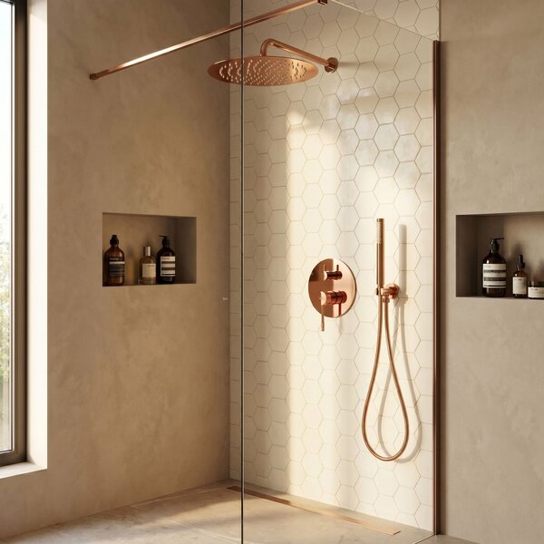 Shower system Rea Venti Copper + BOX