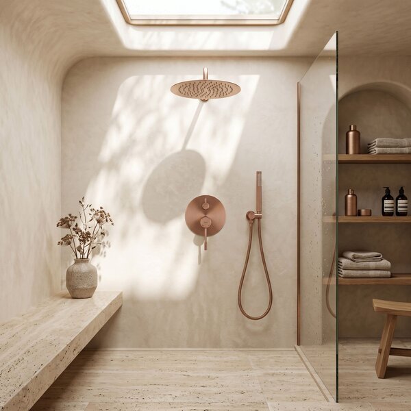 Shower system Rea Venti Brush Copper + BOX