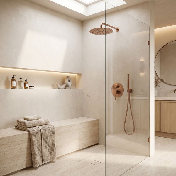 Shower system Rea Venti Brush Copper + BOX