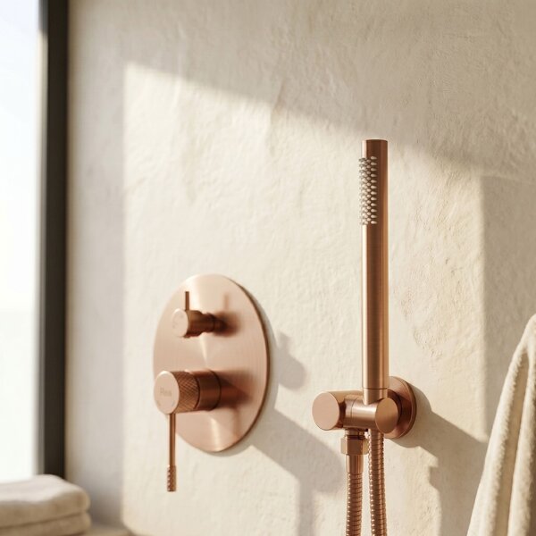 Shower system Rea Venti Brush Copper + BOX