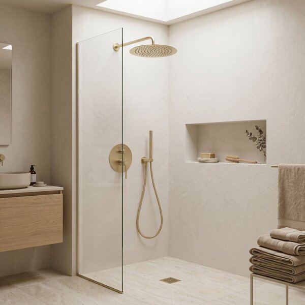Shower system Rea Venti Brush Gold + BOX
