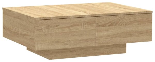 Coffee Table Sonoma Oak 90x60x31 cm Engineered Wood