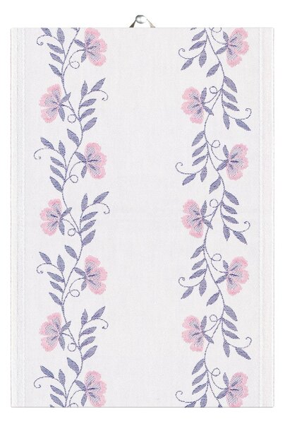 Ekelund Linneväveri Embroidery kitchen towel 35x50 cm