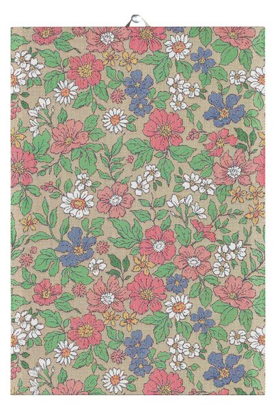 Ekelund Linneväveri Flower meadow kitchen towel 35x50 cm