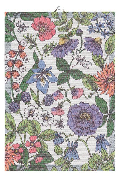 Ekelund Linneväveri Flora kitchen towel 35x50 cm