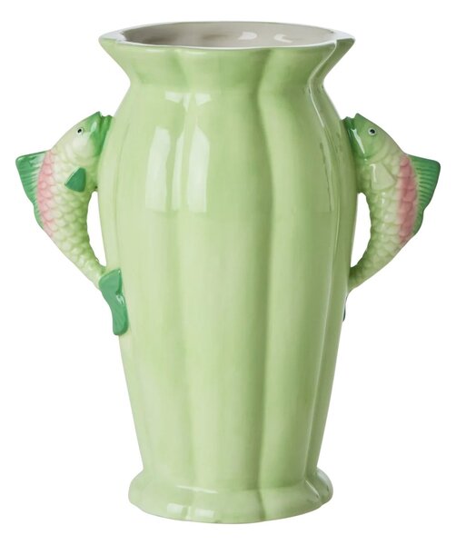 RICE Rice vase - Fish 20 cm Green