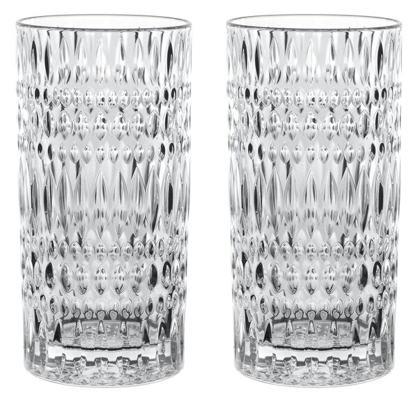 Nachtmann Ethno Barista Latte glass 43.4 cl 2-pack Clear