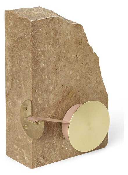 Ferm LIVING Klint tape holder 11,6x17 cm Beige travertine