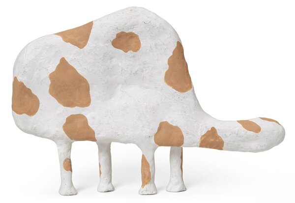 Ferm LIVING Benzon sculpture White-brown