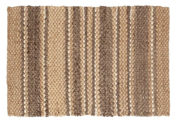 Dixie Fanny striped doormat Natural. 60x90 cm