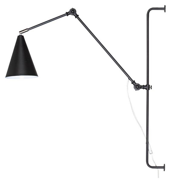 By Rydéns Yukon wall lamp long Matte black