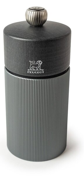 Peugeot Line Dark pepper mill 12 cm Wood-aluminum