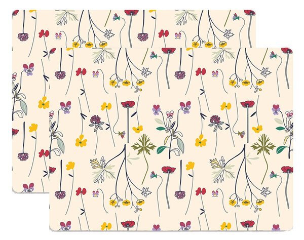 Åry Home Herbarium placemat 30x40 cm 2-pack Off-white