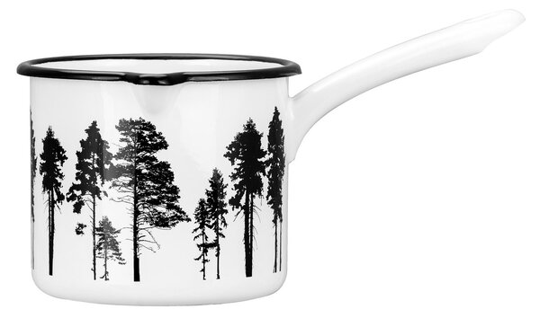 Muurla Nordic The Forest enamel saucepan 1.3 l White