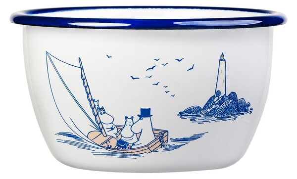 Muurla Moomin enamel bowl 60 cl Sailors