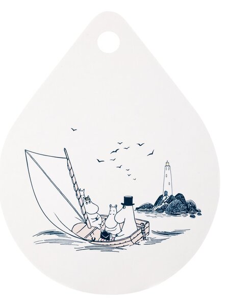 Muurla Moomin Chop & Serve cutting board 21x27 cm Sailors