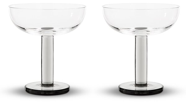 Tom Dixon Puck coupe glass 17.5 cl 2-pack Clear